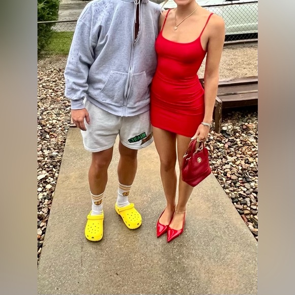 Red Mini Dress - Picture 2 of 2